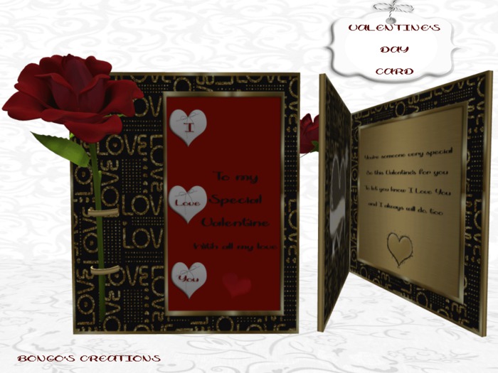 BMC357 - TO MY SPECIAL VALENTINE.