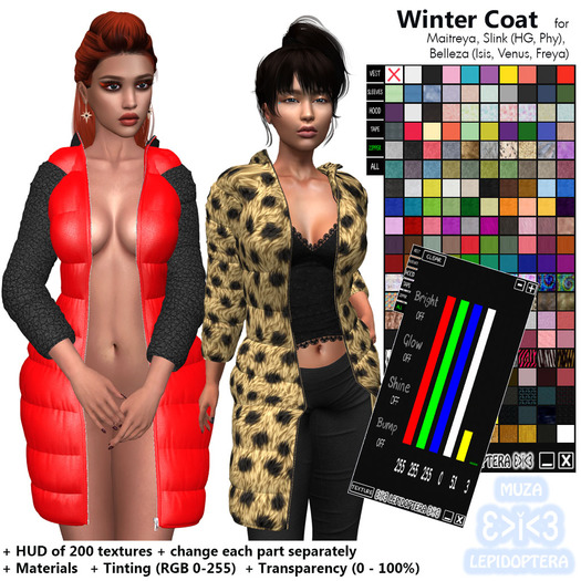 }>i<{ MUZA Winter Coat + HUD
