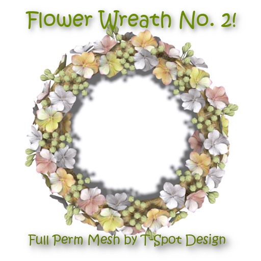 T-Spot Mesh - Flower Wreath No. 2 - Full Perm - LI=1.5