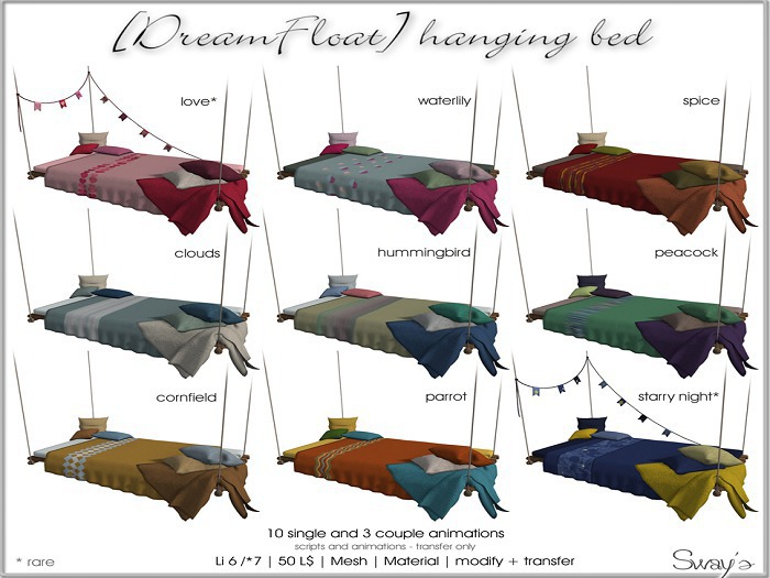 Sway's [DreamFloat] hanging bed . starry night RARE