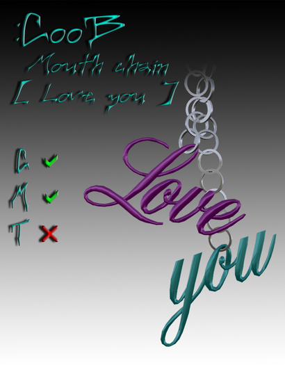 :CooB - Mouth chain [Love you]