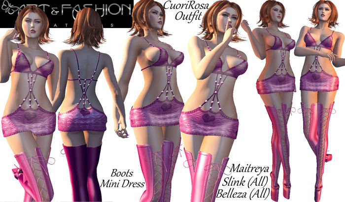ART & FASHION - CUORIROSA OUTFIT