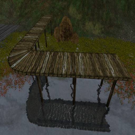 Water walk way