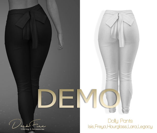 DarkFire Dolly Pants-DEMO