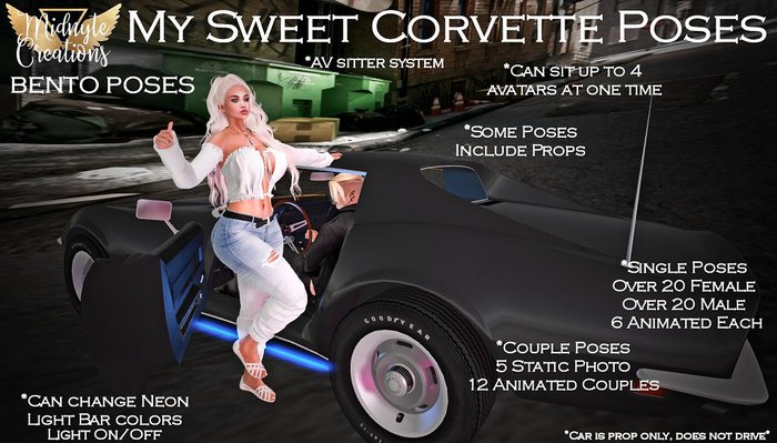 <MC>  My Sweet Corvette Pose set (PG) (add me)