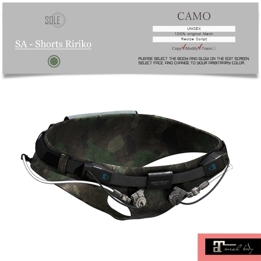 :::SOLE::: SA - Shorts Ririko (CAMO) (Lara)