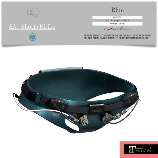 :::SOLE::: SA - Shorts Ririko (Blue) (Lara)