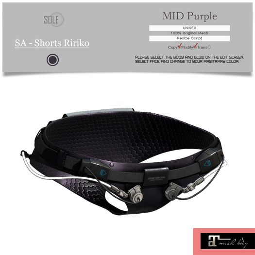 :::SOLE::: SA - Shorts Ririko (MID Purple) (Lara)