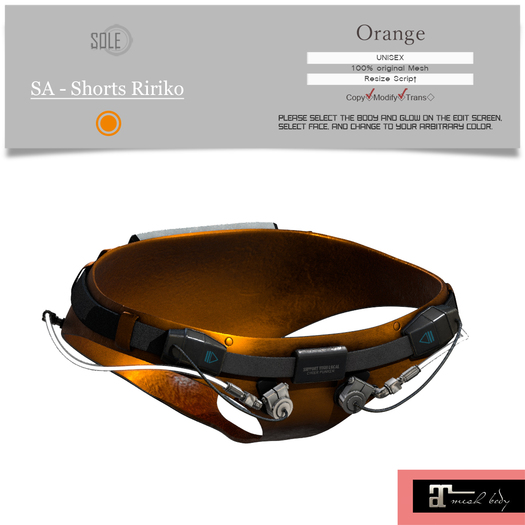 :::SOLE::: SA - Shorts Ririko (Orange) (Lara)