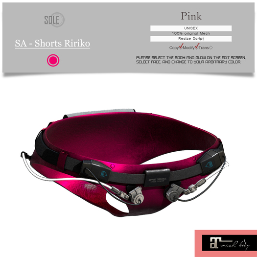 :::SOLE::: SA - Shorts Ririko (Pink) (Lara)