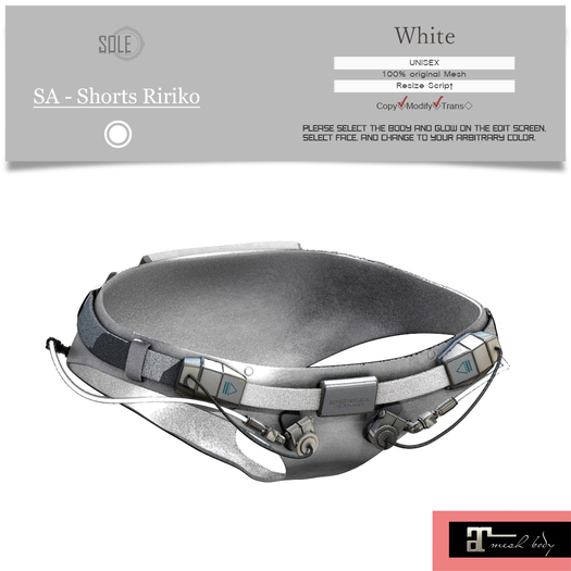 :::SOLE::: SA - Shorts Ririko (White) (Lara)