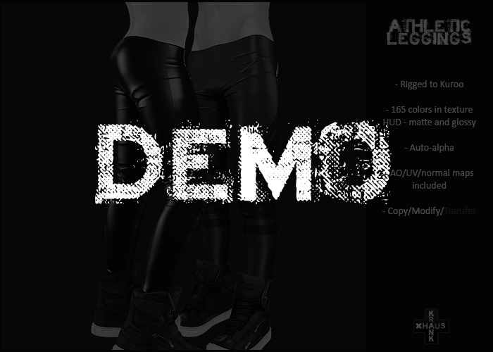 krankhaus - Kuroo - Athletic Leggings DEMO
