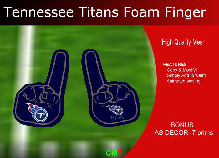 SM - Tennessee Titans Foam Finger (Box)