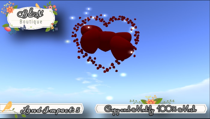 B&N Rose Heart balloons_Red