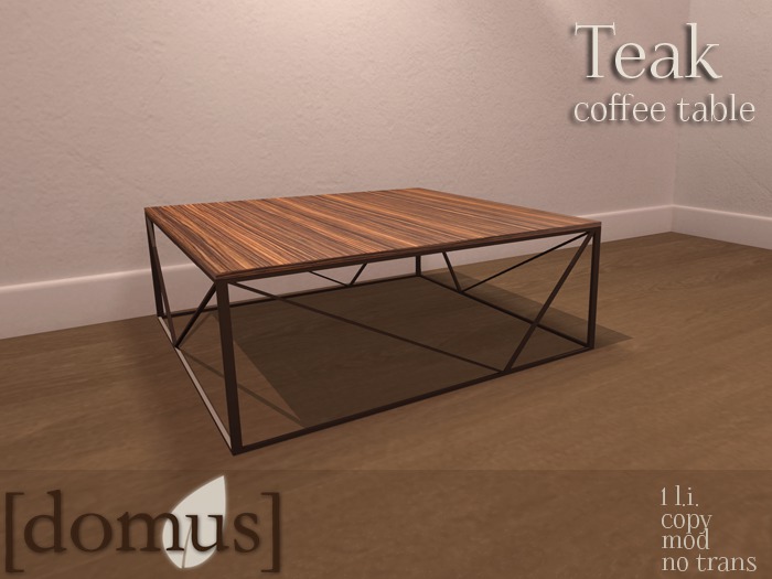 [domus] Teak coffee table