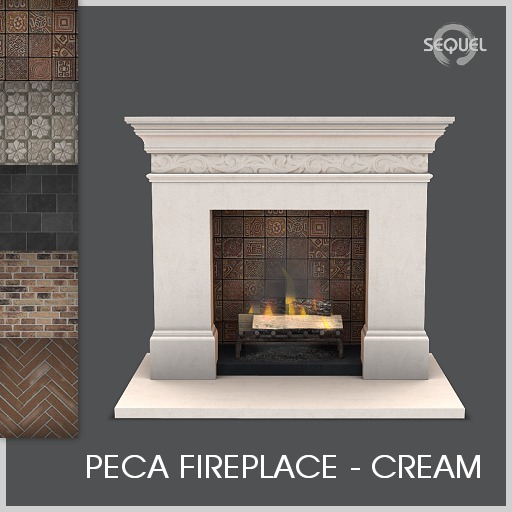 Sequel - Peca Fireplace - Cream (Wear Me)