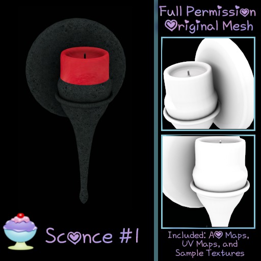 [Sherbert] Full Perm Sconce #1 (ADD)