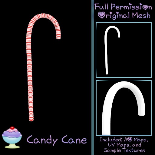 [Sherbert] Full Perm Candy Cane (ADD)