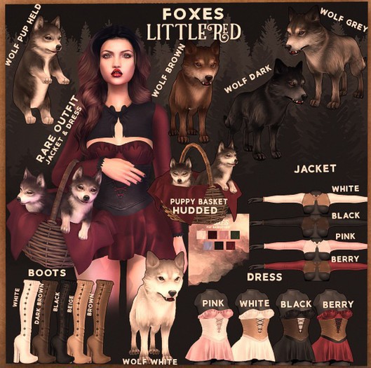 Foxes - Little Red - Outfit - RARE Lootbox