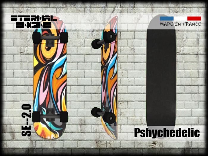 EE - Psychedelic Skateboard