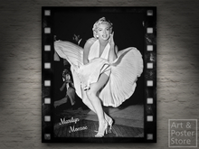 Marilyn - The Hollywood Legend | Monochrome Mesh Wall Panel