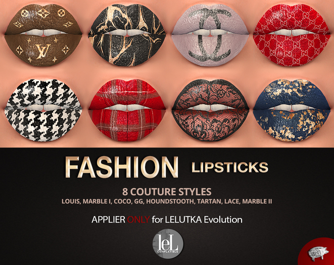 Mad' - Fashion Lipsticks [LeL evolution Applier]
