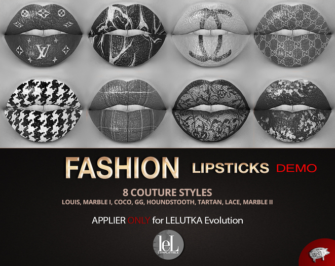 Mad' - Fashion Lipsticks [DEMO] [LeL evolution APPLIER]