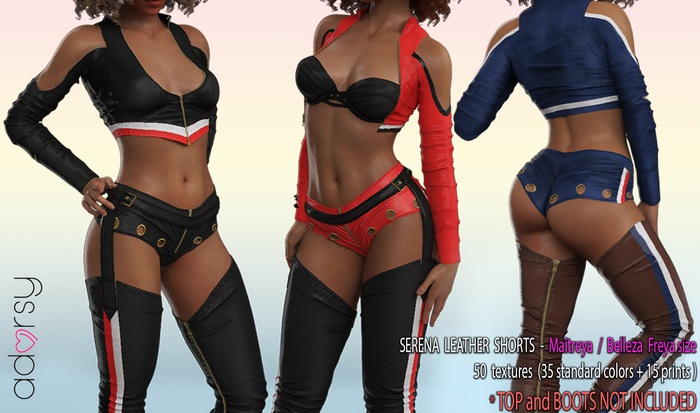 adorsy - Serena Shorts Fatpack - Maitreya/Freya