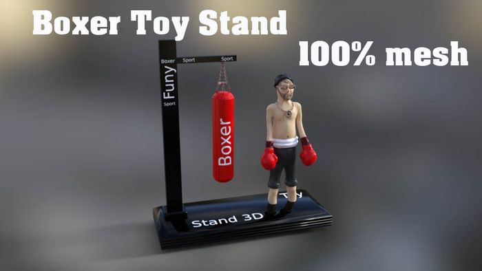 *Seek* Boxer Toy Stand