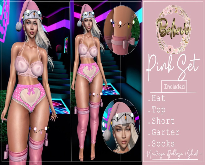 :: Believe ::Pink Set ::..ADD-ME