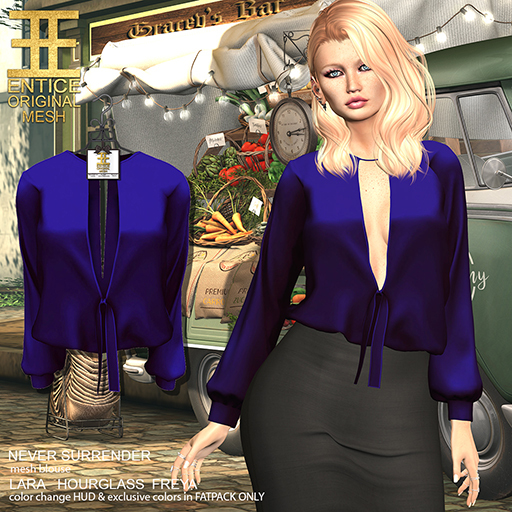 Entice - Never Surrender Top - Midnight