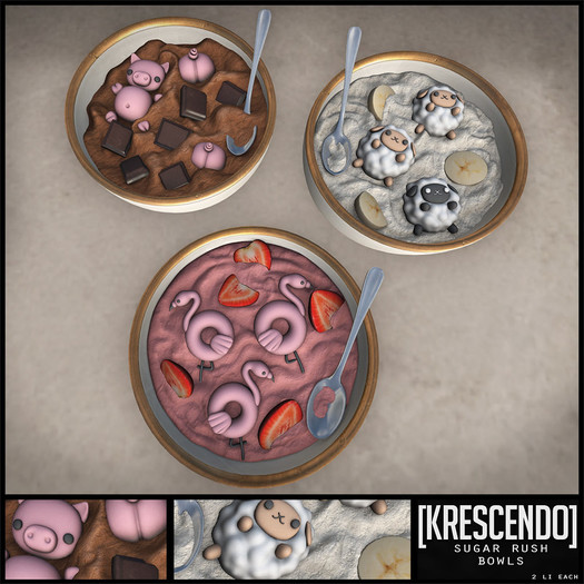 [Kres] Sugar Rush Bowls