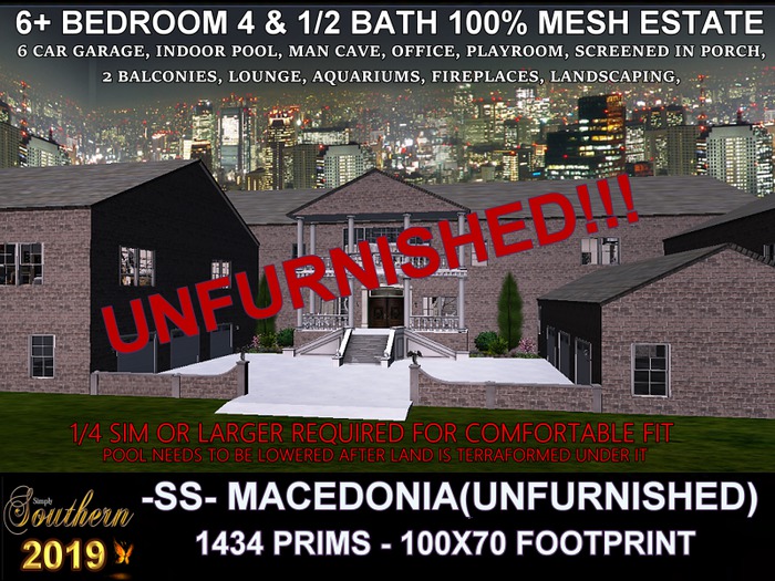 -SS- Macedonia(UNFURNISHED)