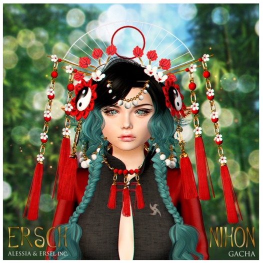 ERSCH - Nihon Gacha Necklace 07 Blue