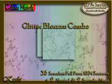 Glitter Blossom Combo Textures