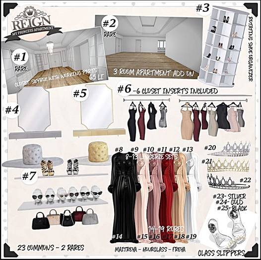 REIGN.- PRINCESS LINGERIE HOURGLASS (BLUSH) #9