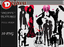 ^Dejavu^ Full Perm Valentines Silhouette Png