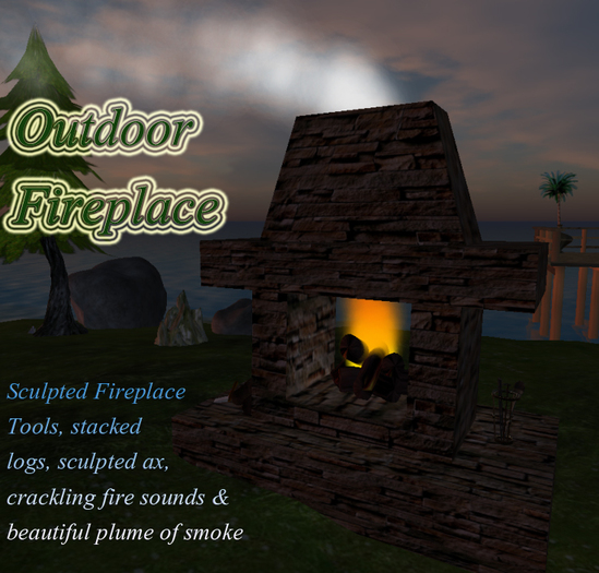 *ZG* Outdoor Fireplace 