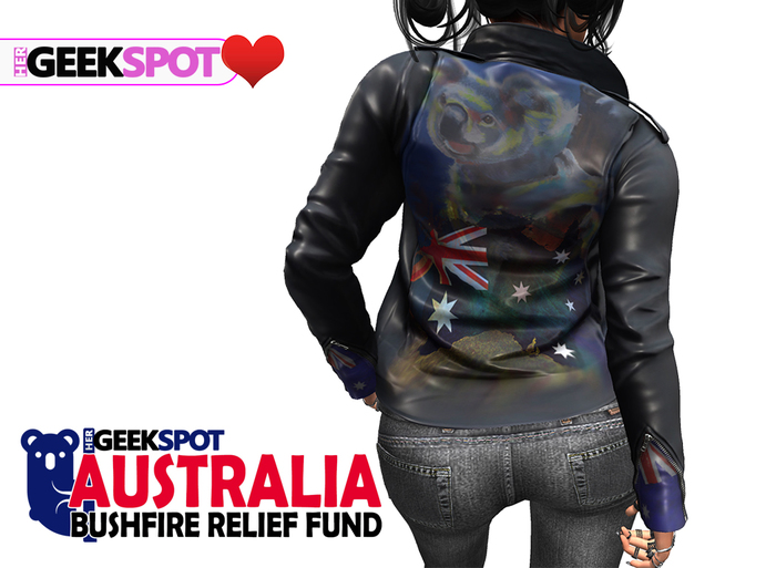 HGS - LEATHER ROCKER JACKET - KOALA