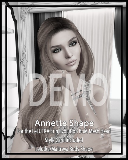 DEMO Emberotic's Annette Lelutka Erin Body Shape