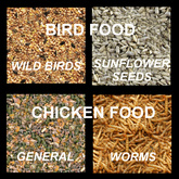 Bird food and Chicken food textures