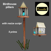 birdhouse pillars with resize script