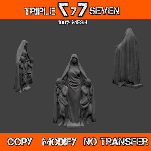TRIPLESEVEN Garden Decor statue Props