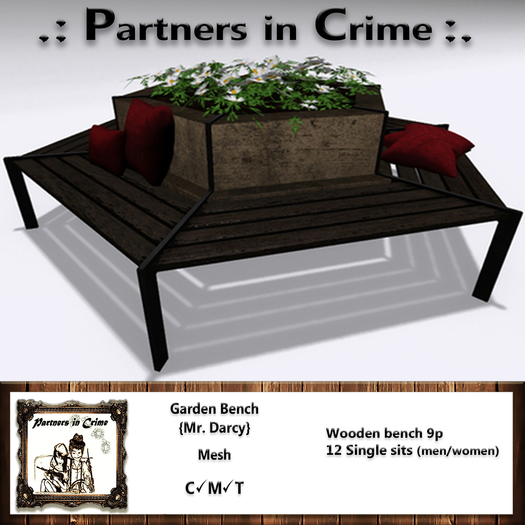 Garden Bench ~Mr.Darcy~