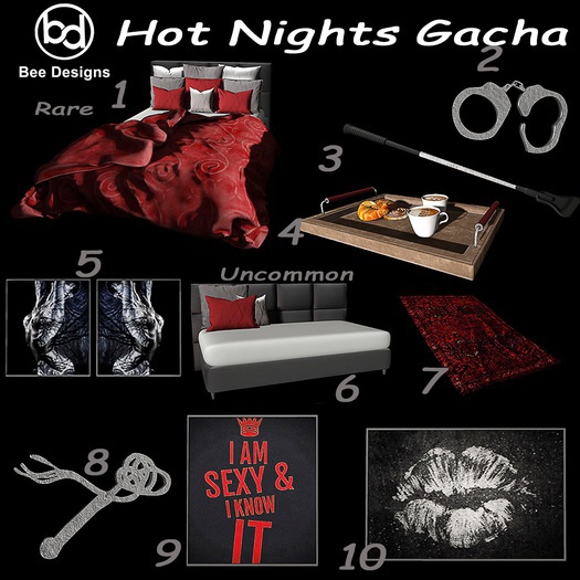 Bee designs Hot Nights gacha 1 RARE