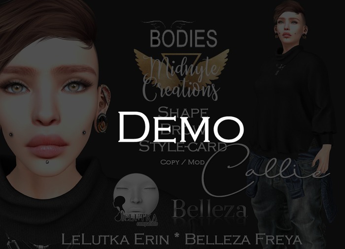 <MC> Callie 4 Lelutka Erin / Freya DEMO  (add me)