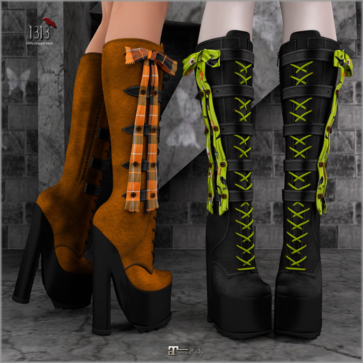 (*<*) 1313 Riveter Boots - Spooky Fatpack