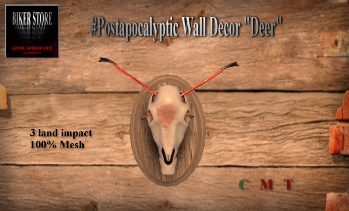 #Apocalyptic Wall Decor "Deer"