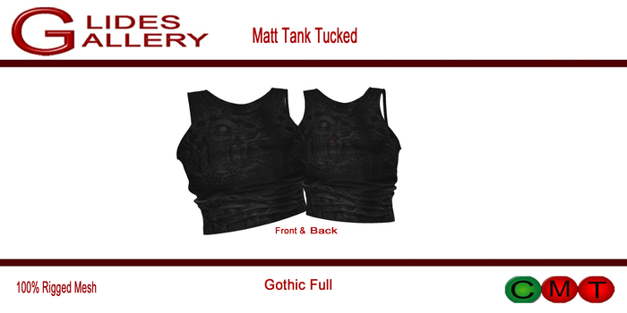 Matt Tank Tucked GIANNI Gothic Full