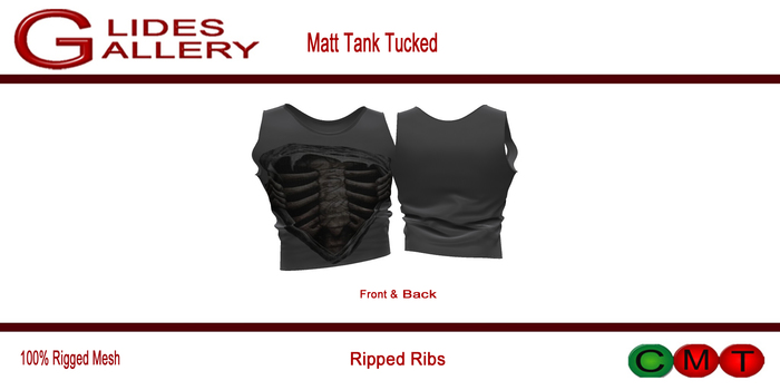 Matt Tank Tucked GIANNI Skeleton Rib